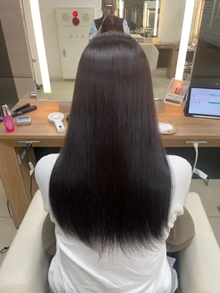 ロング カラー ハイトーン/レイヤー 似合わせ・ユキノのヘアスタイル