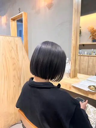 ショート カラー 神戸ボブ✂️ ioe三宮/田 伸佳のヘアスタイル