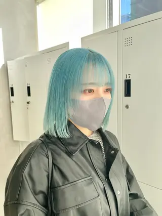 ショート カラー ハイトーン×レイヤー ／遠藤将太のヘアスタイル