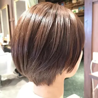 ショート カラー ✨艶髪✖癒し✨🍀 miyazawaのヘアスタイル