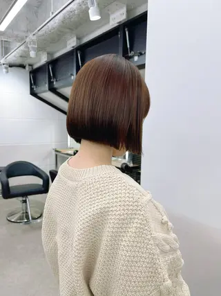 ショート パーマ/縮毛矯正 /かわいい/せき🫧のヘアスタイル