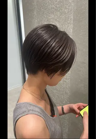 ショート 萩森 龍也のヘアスタイル