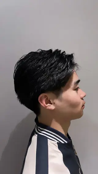 ショート メンズ JIN/暖色カラー /髪質改善/艶髪のヘアスタイル