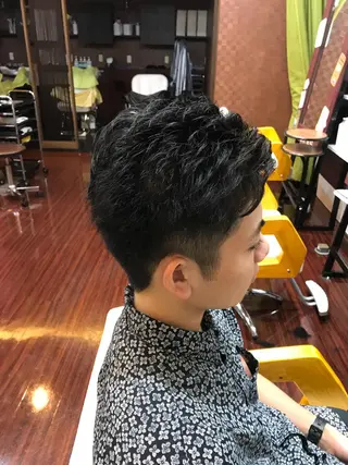 ショート メンズ WEST✂︎AKI HIRO✂︎大和高田のヘアスタイル