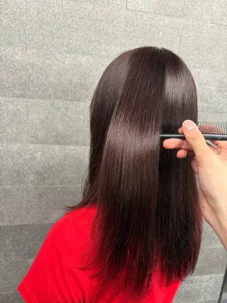 セミロング カラー SKNOW所属・きのうち こうのヘアスタイル