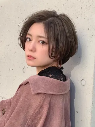 ショート カラー 池袋/似合わせ/縮毛 髪質改善【ugen】のヘアスタイル