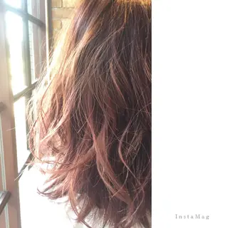 セミロング カラー Lyhair🦊🎀 AKIのヘアスタイル
