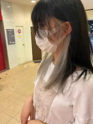 セミロング カラー パーマ ヘアアレンジ メンズ キッズ ネイル マツエク・マツパ 🌈髪質改善・美髪矯 正・平野瀬乃🌈のヘアスタイル