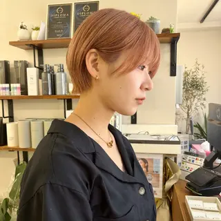 ショート カラー 初めてのショート お任せください✂️のヘアスタイル