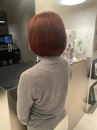 ショート カラー riria/ボブ /透明感カラー🎀のヘアスタイル