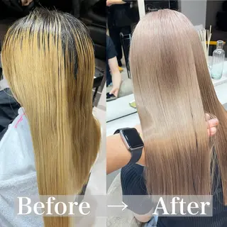 ショート カラー 艶カラーsora🐰 カラーモデル募集🩵のヘアスタイル