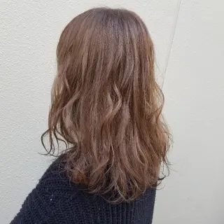 カラー 🙃 透明感カラー/ボブのヘアスタイル