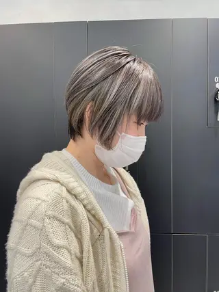 ショート カラー メンズ特化 パーマ/オザワのヘアスタイル