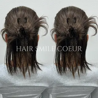 ミディアム ヘアアレンジ COEUR🧡 山下　優花のヘアスタイル