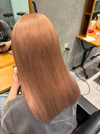 セミロング 千木良 萌々のヘアスタイル