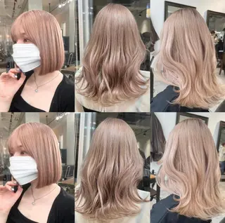 ミディアム カラー ヘアアレンジ 🌹TikTok４万 ﾌｫﾛﾜｰ🌹AKIのヘアスタイル