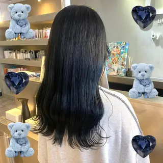 ロング カラー 韓国ヘア特化 💟 ララア 💟のヘアスタイル