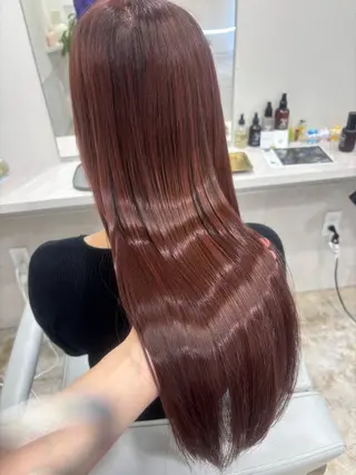 ロング カラー makoto⌇レイヤ ー⌇艶カラー🍒‎のヘアスタイル