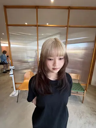 セミロング 堀 風城のヘアスタイル