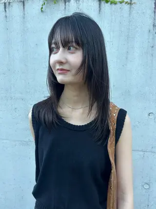 ロング kana shimizuのヘアスタイル