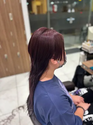 ロング カラー 🐈‍⬛SARA🎀 縮毛矯正のヘアスタイル