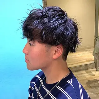ショート パーマ メンズ メンズパーマ&メンズ 縮毛矯正/平野/渋谷のヘアスタイル