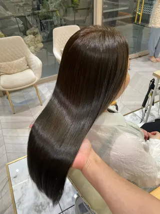 ロング カラー hina☺︎ 髪質改善/ストレートのヘアスタイル