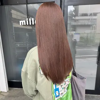 ロング カラー 暖色カラー/ブリーチ 🎀オビツメイ🎀のヘアスタイル