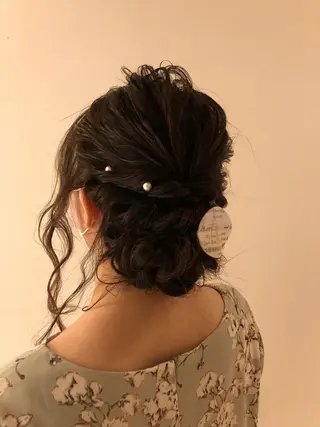 ロング ヘアアレンジ レイヤーカット✂️ 横浜No1♡下鳥翔子のヘアスタイル