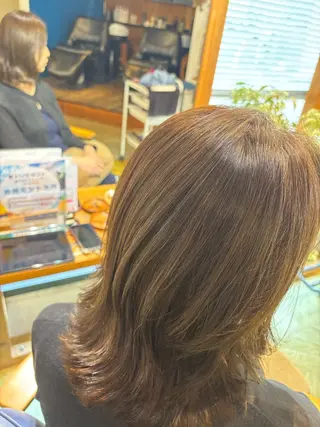 セミロング 楓🍁/髪質改善💎 /透明感カラー🔮のヘアスタイル