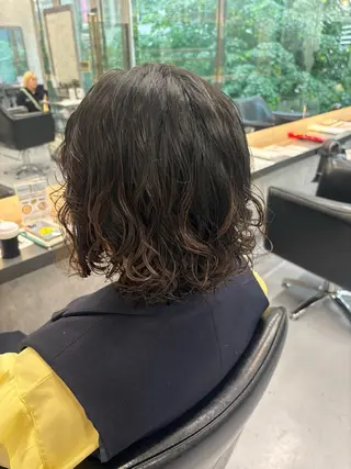 ミディアム パーマ 髪質改善/レイヤー 🌻秋月 日向🌻のヘアスタイル