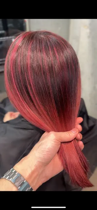 セミロング カラー 髪質改善 レイヤー Naoyaのヘアスタイル