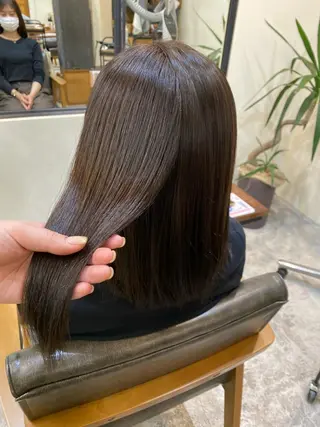 ミディアム カラー ハイライト/ブリーチ ／まなみ🤍のヘアスタイル