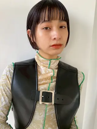 ショート rizu🤎/ ボブ /ブラウンカラーのヘアスタイル