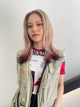 カラー デザインカラー 🎀REINA🎀のヘアスタイル