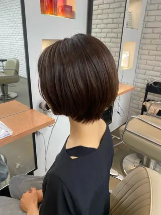 ショート 🎧ayaka/ボブ /透明感カラー🩵のヘアスタイル