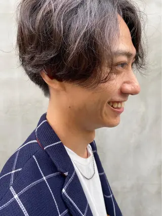 ミディアム カラー パーマ ヘアアレンジ メンズ キッズ ネイル マツエク・マツパ インナーカラー/ KANAのヘアスタイル