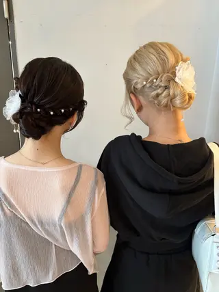 ヘアアレンジ 【pia】 ホノカブリーチカラーのヘアスタイル