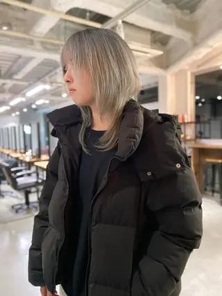 セミロング カラー KOOKI スティードトーキョーのヘアスタイル