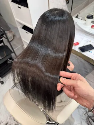 ロング カラー 縮毛矯正🫧髪質改善 高原瑞輝のヘアスタイル
