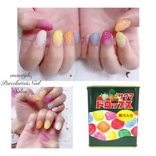 ミディアム ネイル 👑enen style👑のネイルデザイン