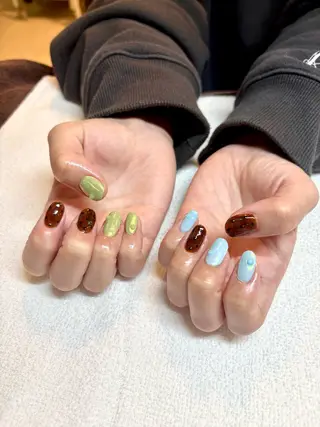 ネイル 菊池 菜月のヘアスタイル