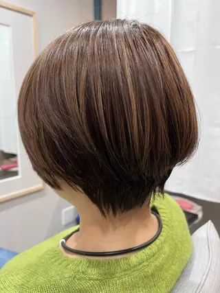 ショート カラー liL  hair サトウリョウタのヘアスタイル