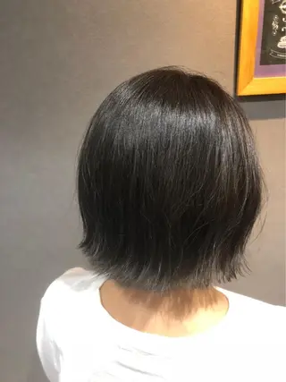 ミディアム 艶カラー/白髪染め/ 相談🙆‍♀️/高瀬のヘアスタイル