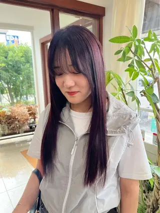 カラー 重田 琉愛のヘアスタイル