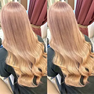 カラー ヘアメ🎀推しカラー 🥣横浜/しほ🧸のヘアスタイル