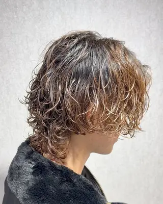 ミディアム メンズ 🍀メンズパーマ職人 池袋🍀Yuraのヘアスタイル