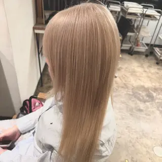 ロング カラー 🫧ブリーチ/透明感 カラー/メンズ/みきのヘアスタイル