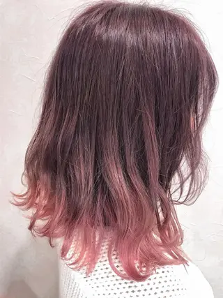 セミロング カラー 🦋透明感カラー🦋 CHIHARUのヘアスタイル