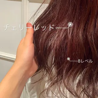 ロング カラー 髪質改善カラー&TR 縮毛矯正/弱酸性矯正のヘアスタイル